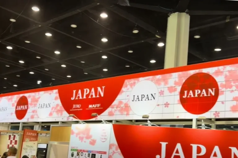 海外食品展示会に設けられたJETRO・農林水産省のジャパンパビリオン